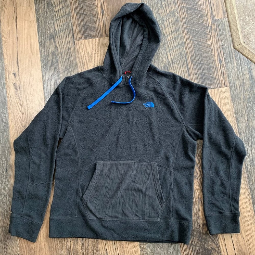 Mens size Large North Face Grey Fleece Hoodie